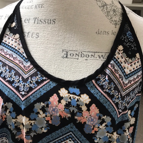 Paisley Multi-Print Tank Top - Picture 2 of 7